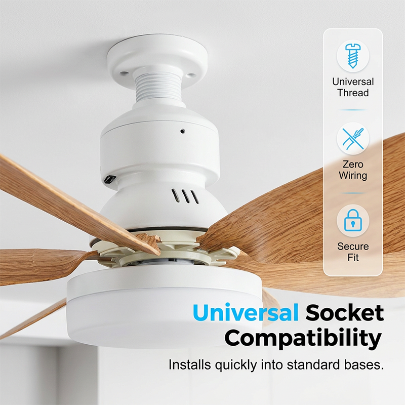 Ventilador de techo con luz inteligente 2 en 1