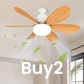 Ventilador de techo con luz inteligente 2 en 1