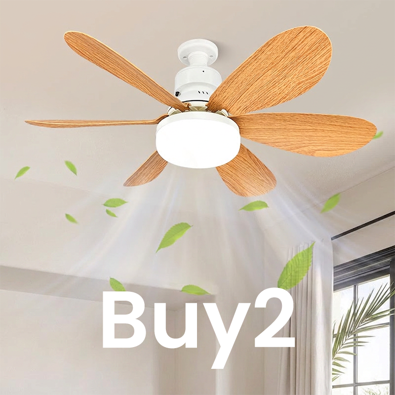 Ventilador de techo con luz inteligente 2 en 1