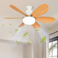 Ventilador de techo con luz inteligente 2 en 1