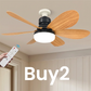 Ventilador de techo con luz inteligente 2 en 1