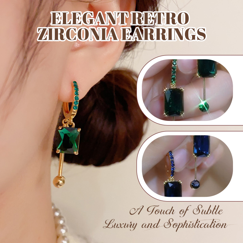 💎 LIMITED TIME 50% OFF! ✨ Vintage Synthetic Diamond Drop Earrings – Clip-On, Elegant Dangle ✨