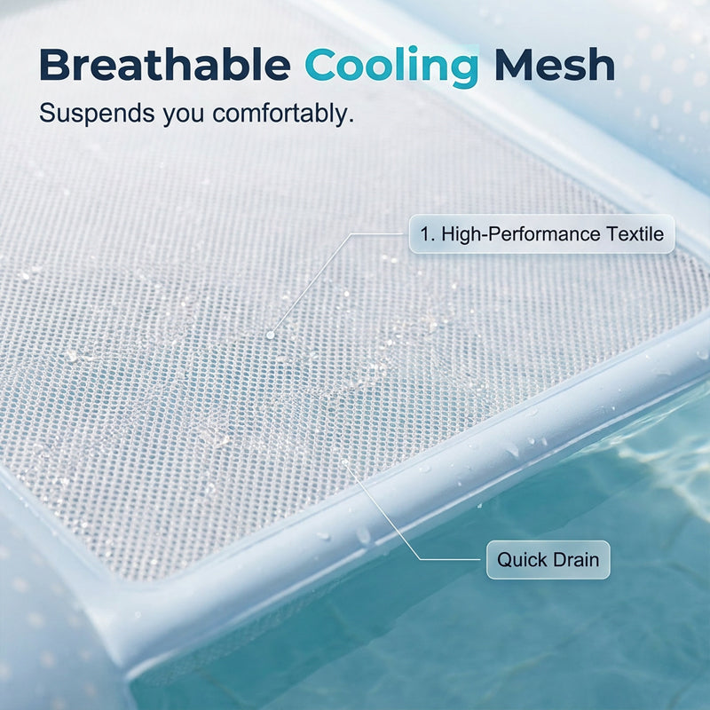 Skin-Friendly PVC Pool Lounger Float