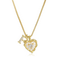 ⏳Oferta por Tiempo Limitado⏰Collar de Cadena con Letras en Micro Pavé y Colgante de Corazón – Inicial, Acero Titanio, Ajustable ✨
