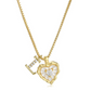 ⏳Oferta por Tiempo Limitado⏰Collar de Cadena con Letras en Micro Pavé y Colgante de Corazón – Inicial, Acero Titanio, Ajustable ✨