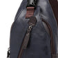 Men's Lightweight PU Leather Chest Bag