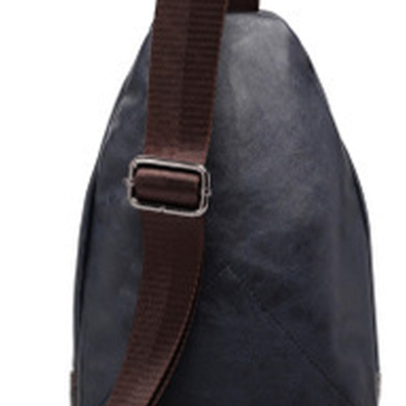 Men's Lightweight PU Leather Chest Bag