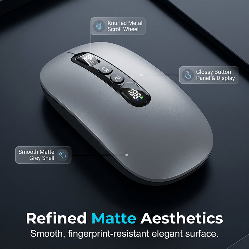 ⏳¡50% DE DESCUENTO por tiempo limitado!⏰Ratón Inalámbrico Inteligente con Control por Voz IA🖱️💬