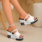 Sandalias Elegantes de Plataforma con Cuña para Mujer