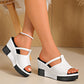 Sandalias Elegantes de Plataforma con Cuña para Mujer
