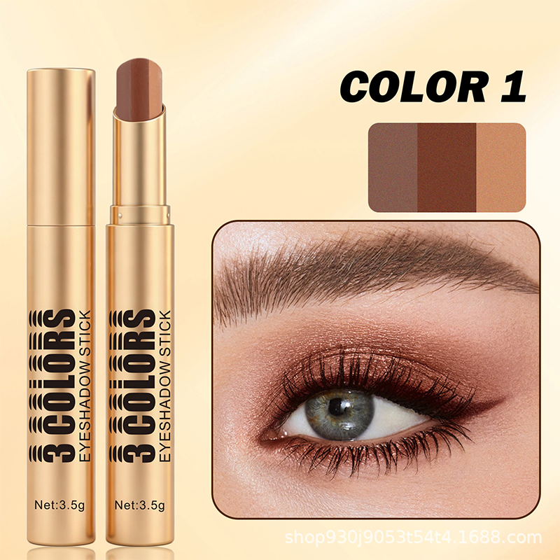 Palo de sombra de ojos degradado 3 en 1