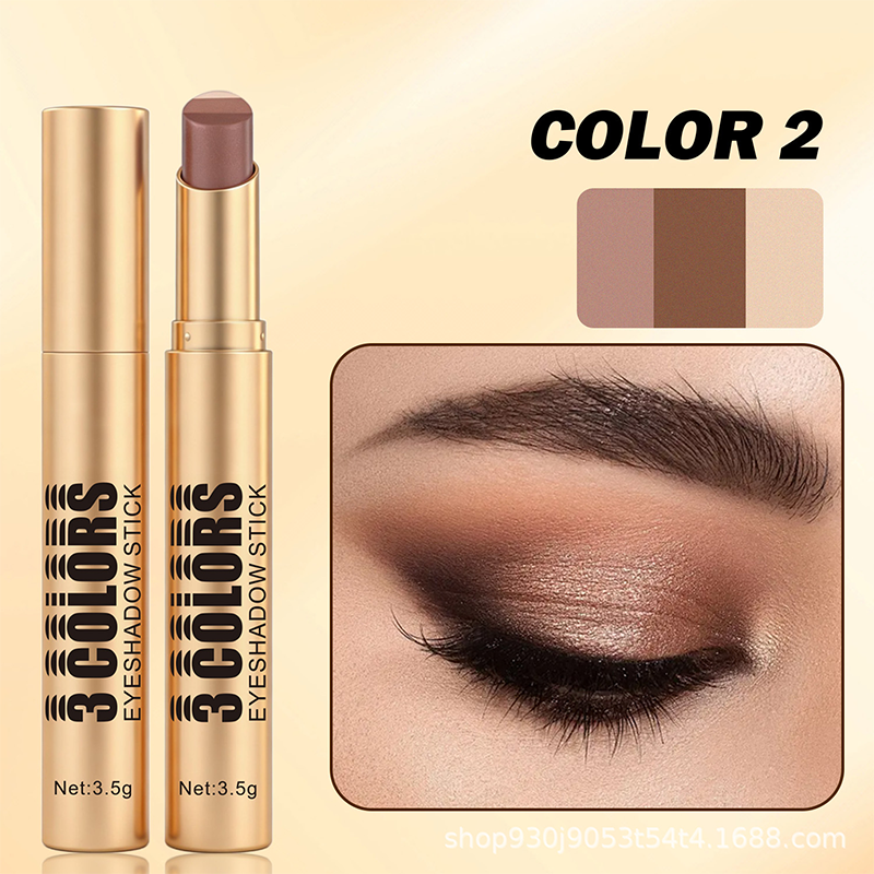 Palo de sombra de ojos degradado 3 en 1