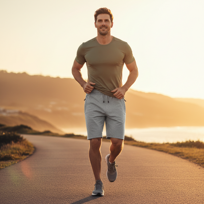 Shorts Deportivos Casuales de Alta Elasticidad para Hombre