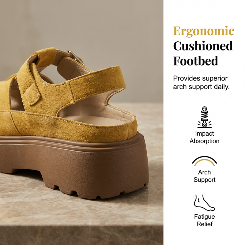 Sandalias de plataforma chunky para mujer