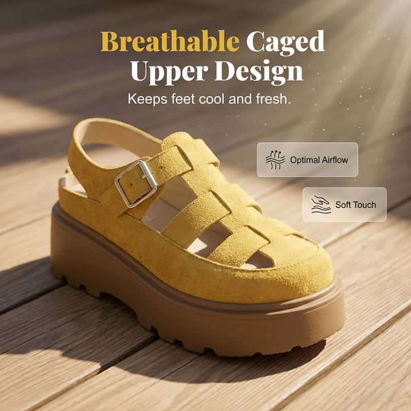 Sandalias de plataforma chunky para mujer