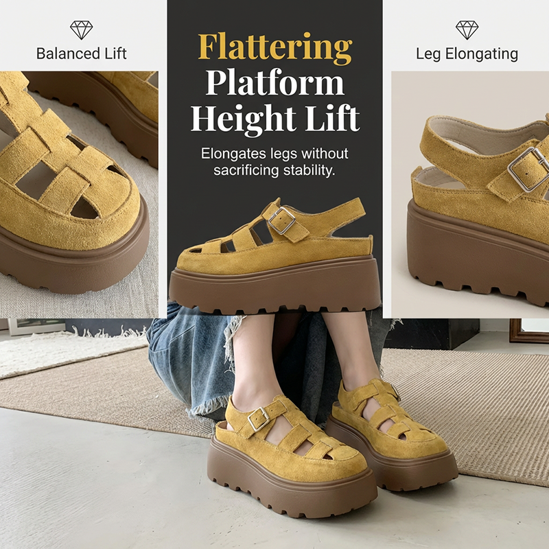 Sandalias de plataforma chunky para mujer