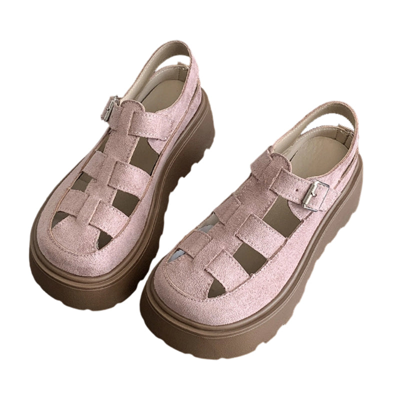 Sandalias de plataforma chunky para mujer