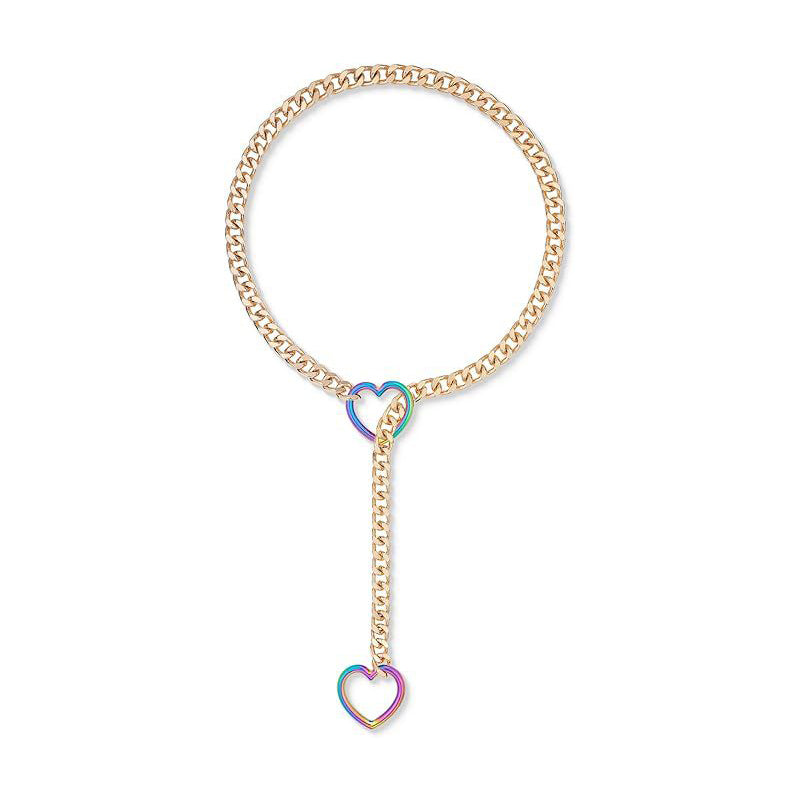 💎 60% OFF NOW! ⏰ Modern Lariat Heart Pendant Necklace – Minimalist design & adjustable chain – Perfect for gifting or daily elegance – sleek and meaningful ❤️