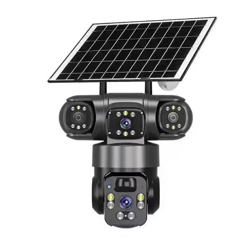 Solarbetriebene Mehrwinkel-Überwachungskamera