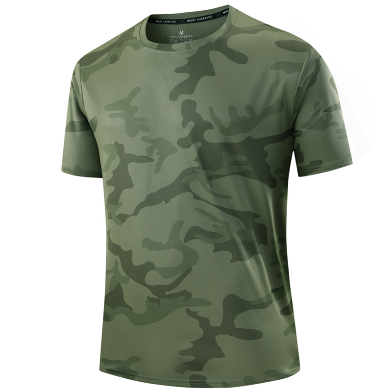 💪 ¡OFERTA LIMITADA 50% OFF! 💥 Camiseta Deportiva de Camuflaje de Secado Rápido para Hombre – Absorción de Humedad, Transpirable, Corte Activo ✨