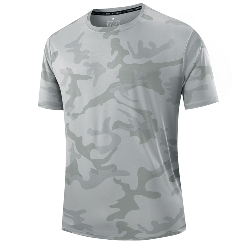 💪 ¡OFERTA LIMITADA 50% OFF! 💥 Camiseta Deportiva de Camuflaje de Secado Rápido para Hombre – Absorción de Humedad, Transpirable, Corte Activo ✨