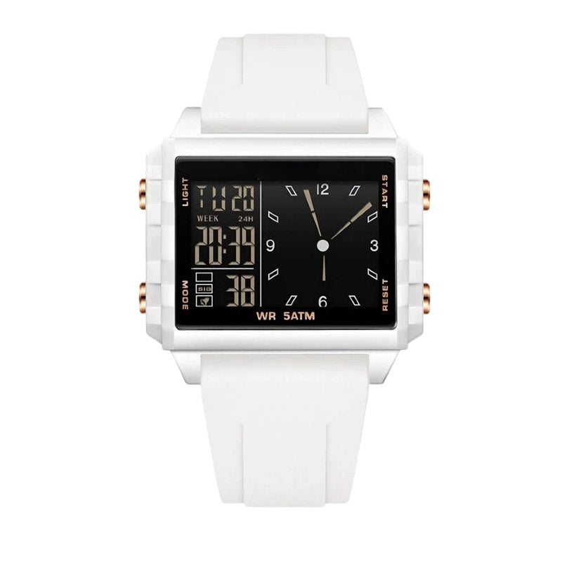 ⌚ ¡50% DE DESCUENTO POR TIEMPO LIMITADO! 💥 Reloj Digital Transparente Impermeable – 50M, Pantalla Luminosa, Hora Híbrida ✨