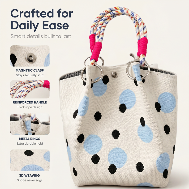 ⏳Limited-time 50% off⏰Cute Polka Dot Handbag for Women👜