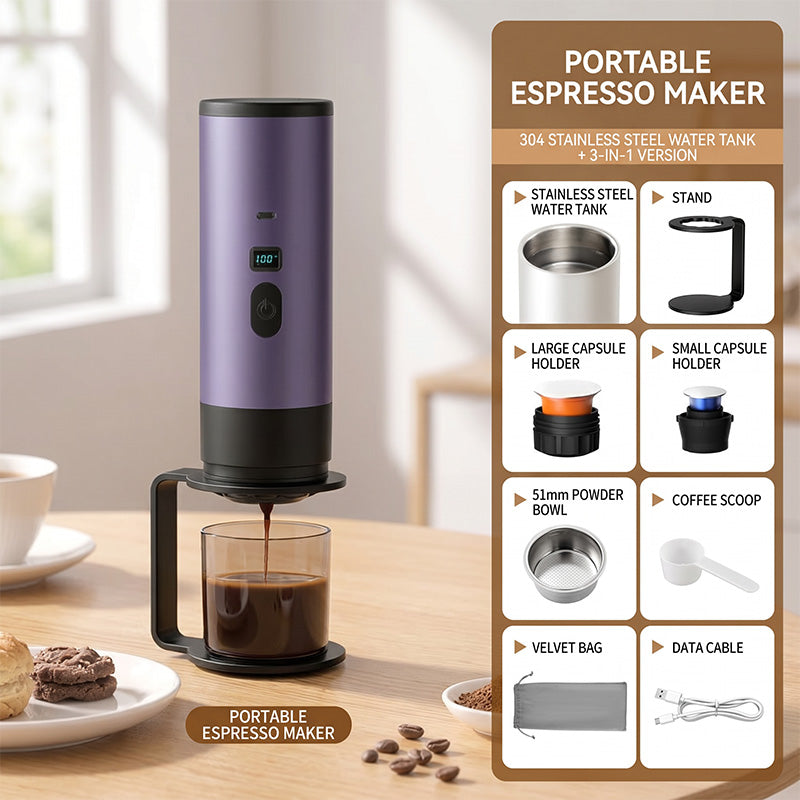 Máquina Espresso portátil para viajes