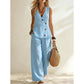 Conjunto Elegante de Chaleco y Pantalón para Mujer