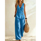 Conjunto Elegante de Chaleco y Pantalón para Mujer