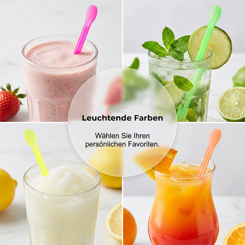 🍹50% OFF🌈2-In-1 Spoon Straws