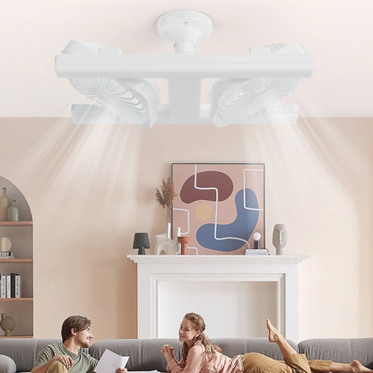 Ventilador de techo LED moderno 2 en 1 con luz