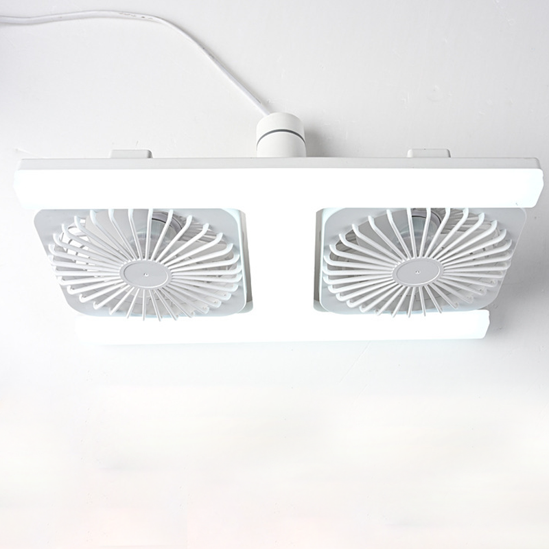 Ventilador de techo LED moderno 2 en 1 con luz