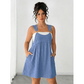 👗 ¡50% DE DESCUENTO POR TIEMPO LIMITADO! 💥 Vestido Peto Casual para Mujer – Denim Sintético, Corte Holgado, Versátil ✨