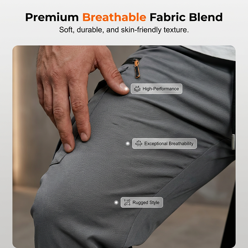 👖 ¡50% DE DESCUENTO POR TIEMPO LIMITADO! 💥 Pantalones Cargo Jogger Casuales para Hombre – Bolsillos Tácticos, Cintura Elástica, Transpirables ✨