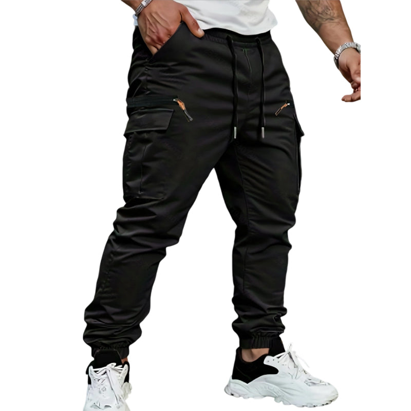 👖 ¡50% DE DESCUENTO POR TIEMPO LIMITADO! 💥 Pantalones Cargo Jogger Casuales para Hombre – Bolsillos Tácticos, Cintura Elástica, Transpirables ✨