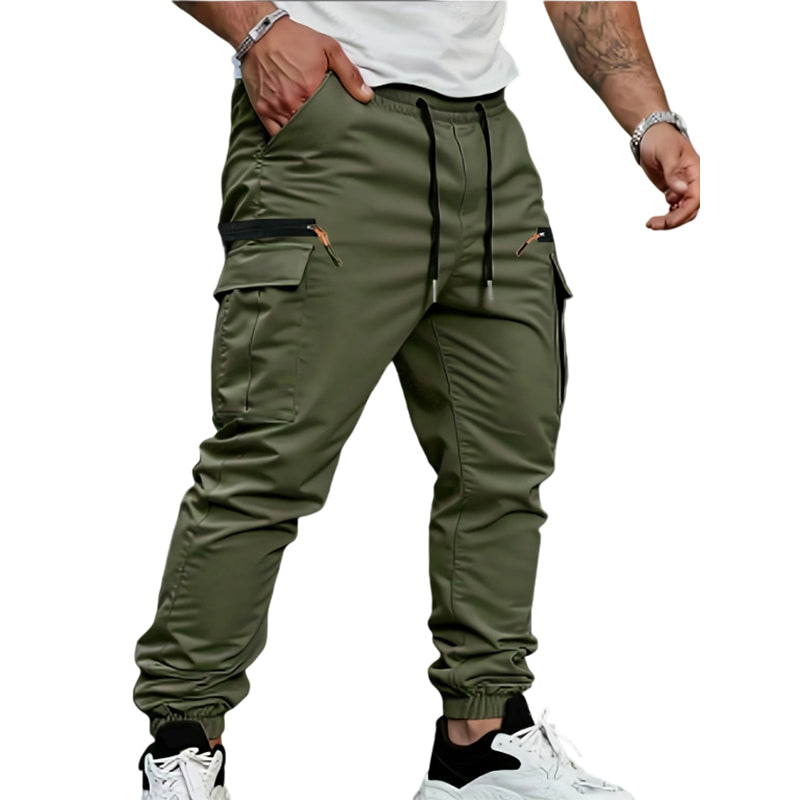 👖 ¡50% DE DESCUENTO POR TIEMPO LIMITADO! 💥 Pantalones Cargo Jogger Casuales para Hombre – Bolsillos Tácticos, Cintura Elástica, Transpirables ✨