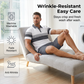 📢📢50% OFF !! ⏰ Men's Two-Piece Shirt and Shorts Set(No need match outfits )