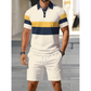 📢📢50% OFF !! ⏰ Men's Two-Piece Shirt and Shorts Set(No need match outfits )
