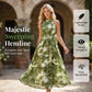 👗 LIMITED-TIME 50% OFF! 💥 Women's Halter Neck Sleeveless Printed Dress – Smocked Waist, Floral, Flowy ✨