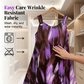 👗 ¡OFERTA POR TIEMPO LIMITADO 50% DE DESCUENTO! 💥 Vestido Sin Mangas con Estampado Degradado Elegante – Dobladillo Asimétrico, Tirantes con Argolla, Corte Fluido ✨