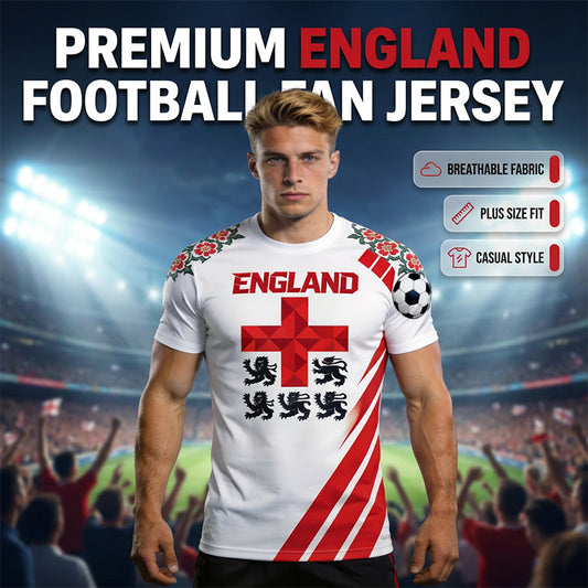 Camiseta Premium de Fan de Fútbol de Inglaterra