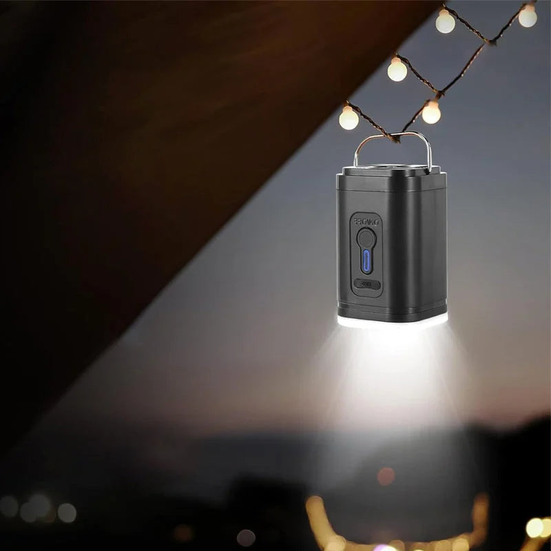 🏕️  Bomba de aire recargable de camping - luz led, inflación rápida, compacto - pago en efectivo 🔋