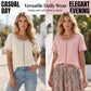 👕 ¡OFERTA LIMITADA 50% DE DESCUENTO! 💥 Top Bohemio Casual con Calados para Mujer – Encaje, Corte Holgado, Transpirable ✨