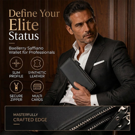 👝 ¡OFERTA LIMITADA 50% OFF! 💥 Billetera Larga y Delgada para Hombre – Perfil Fino, Múltiples Ranuras para Tarjetas, Acabado Premium ✨