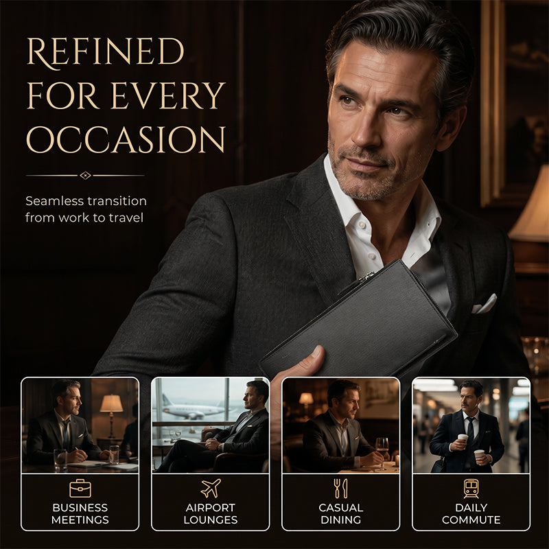 👝 ¡OFERTA LIMITADA 50% OFF! 💥 Billetera Larga y Delgada para Hombre – Perfil Fino, Múltiples Ranuras para Tarjetas, Acabado Premium ✨