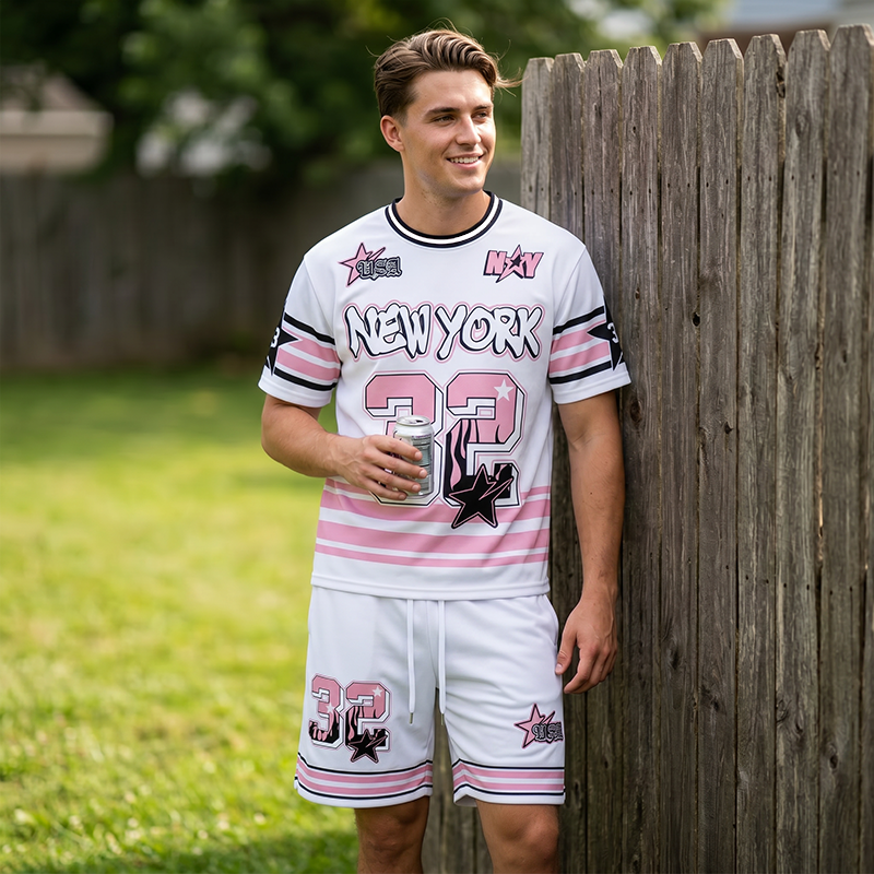 👕 LIMITED-TIME 50% OFF! 💥 Men's Short Sleeve 2-Piece Set – Urban Graphics, Breathable, Relaxed Fit ✨