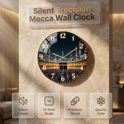 🕰️Creative Wooden Silent Wall Clock