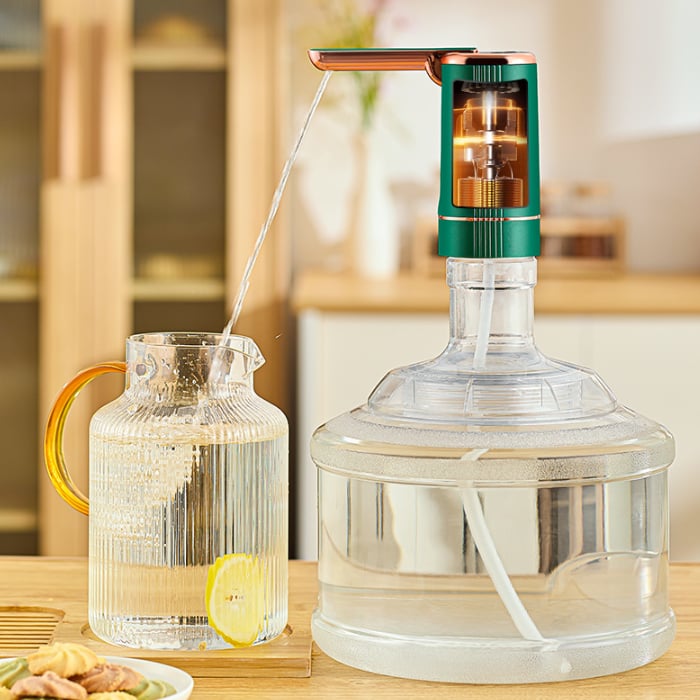 🚰 ¡50 % DE DESCUENTO POR TIEMPO LIMITADO! 💥 Bomba dispensadora automática: recargable, con boquilla plegable, compatible con cualquier recipiente ✨