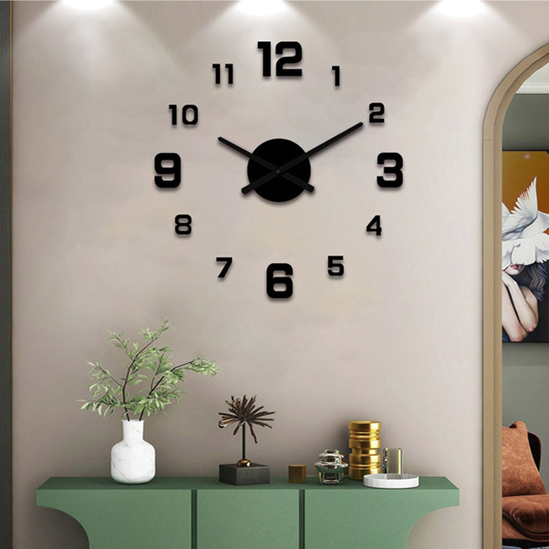 Juego de Reloj de Pared Acrílico Luminoso 3D DIY